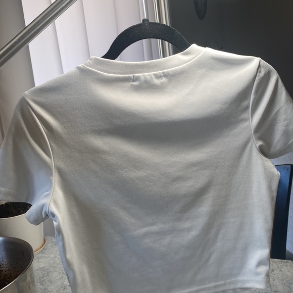 Y2k angel print baby tee - Picture 2 of 3